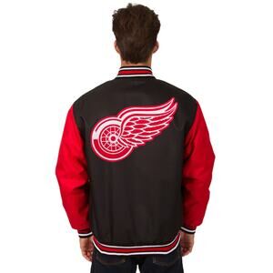 Detroit Redwings Poly-Twill Jacket (P03blk/red)